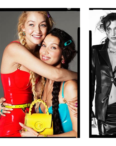 chi è la bionda pubblicità di versace|GIGI E BELLA HADID PER LA PRIMAVERA.